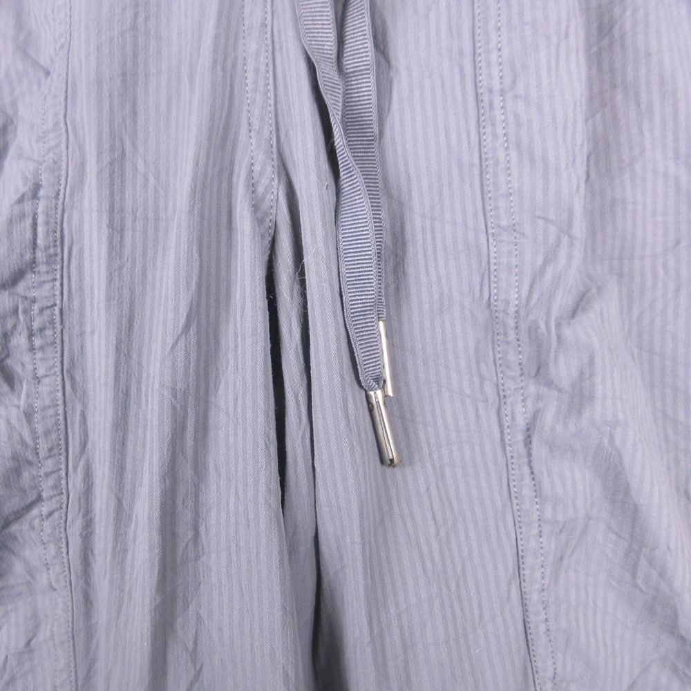 Lululemon Pants Womens 6 Gray Stripe Capri Drawstring Waist Yoga Athletic - Picture 3 of 11
